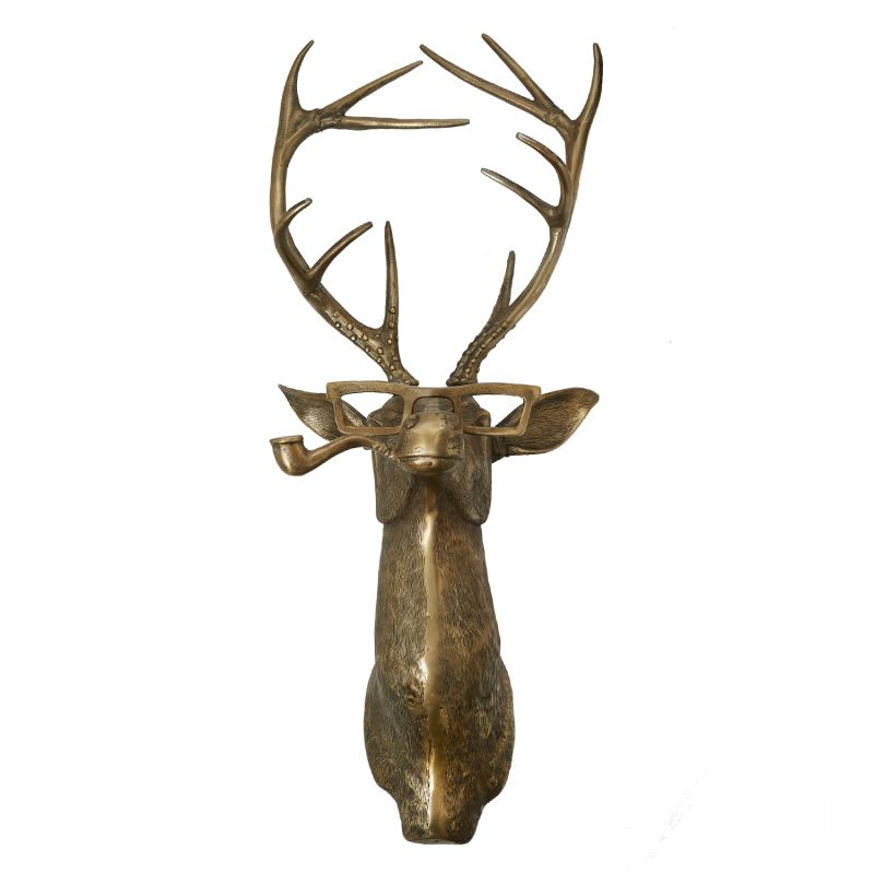 Deer with Glasses Wall Mount