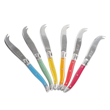 Fork Tip Cheese Knife- Assorted Colors (Individual)
