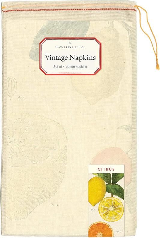 Citrus Cloth Napkins - Set of 4