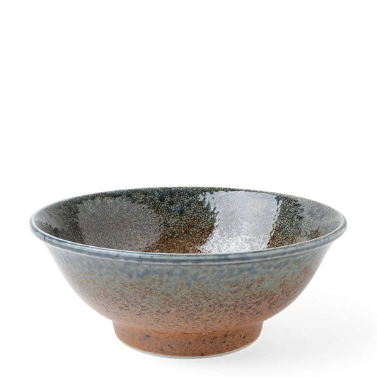 Blue Sand Crackle Bowl 8-1/2"