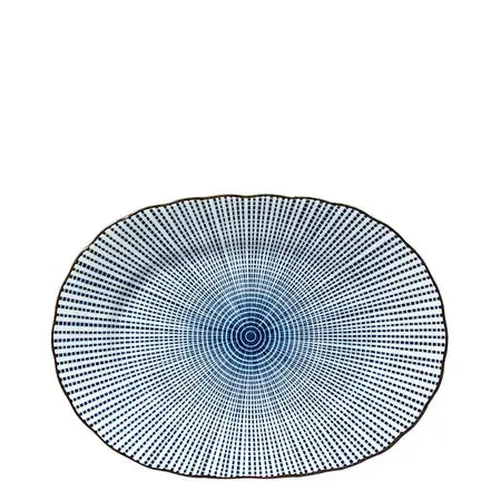 Sendan Tokusa Oval Plate