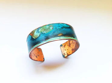 .75" Mix Verdigris Patina Cuff
