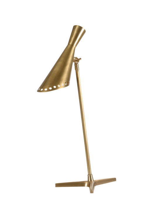 MidCentury Style Brass Table Lamp