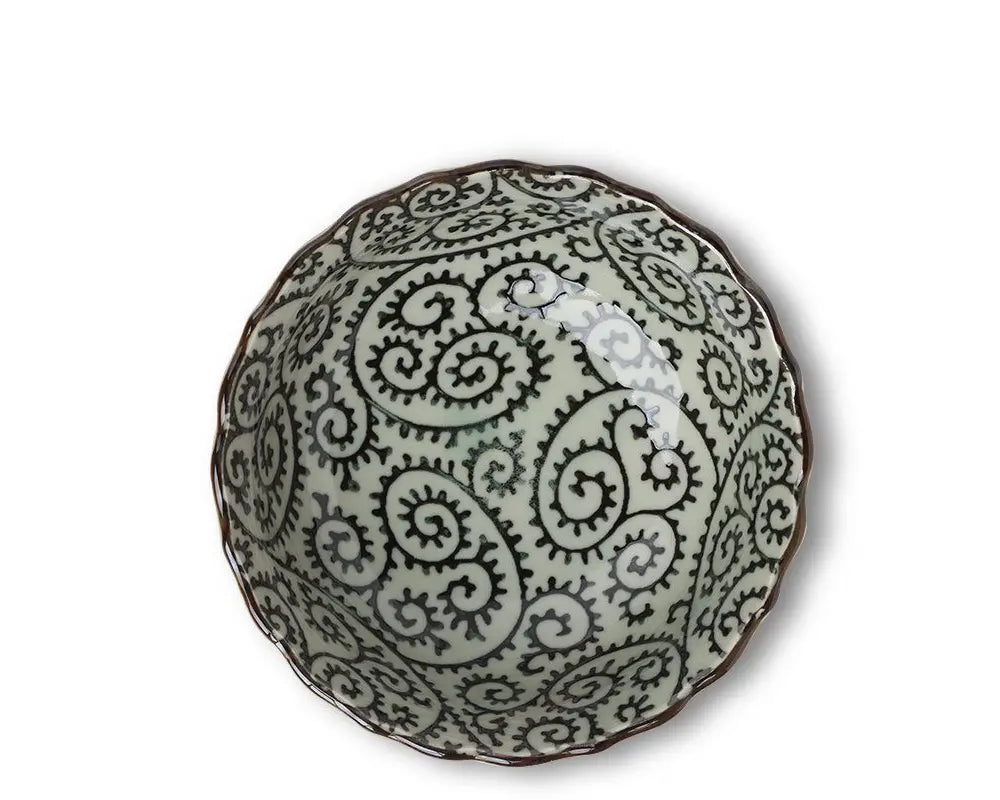 Antique Green Bowl Set of 4