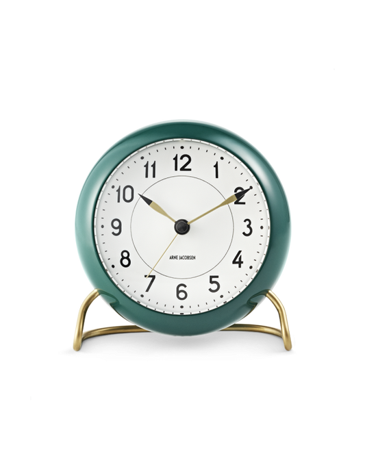 Racing Green Station Alarm Clock