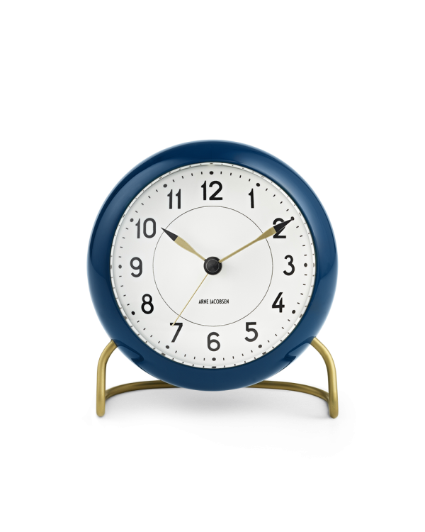 Petrol Blue Station Alarm Clock