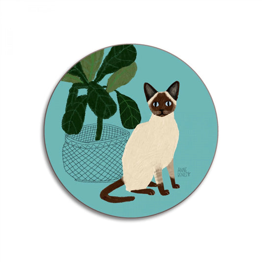Cats Seal Point Siamese Coaster