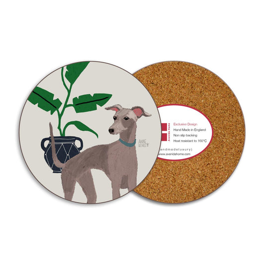Dogs Whippet Coaster