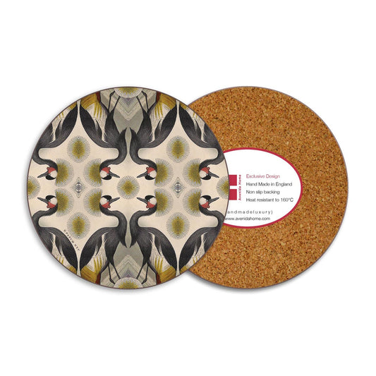 Crested Crane Coaster