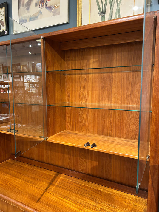 d-Scan Captain Line Teak 2-Piece Hutch