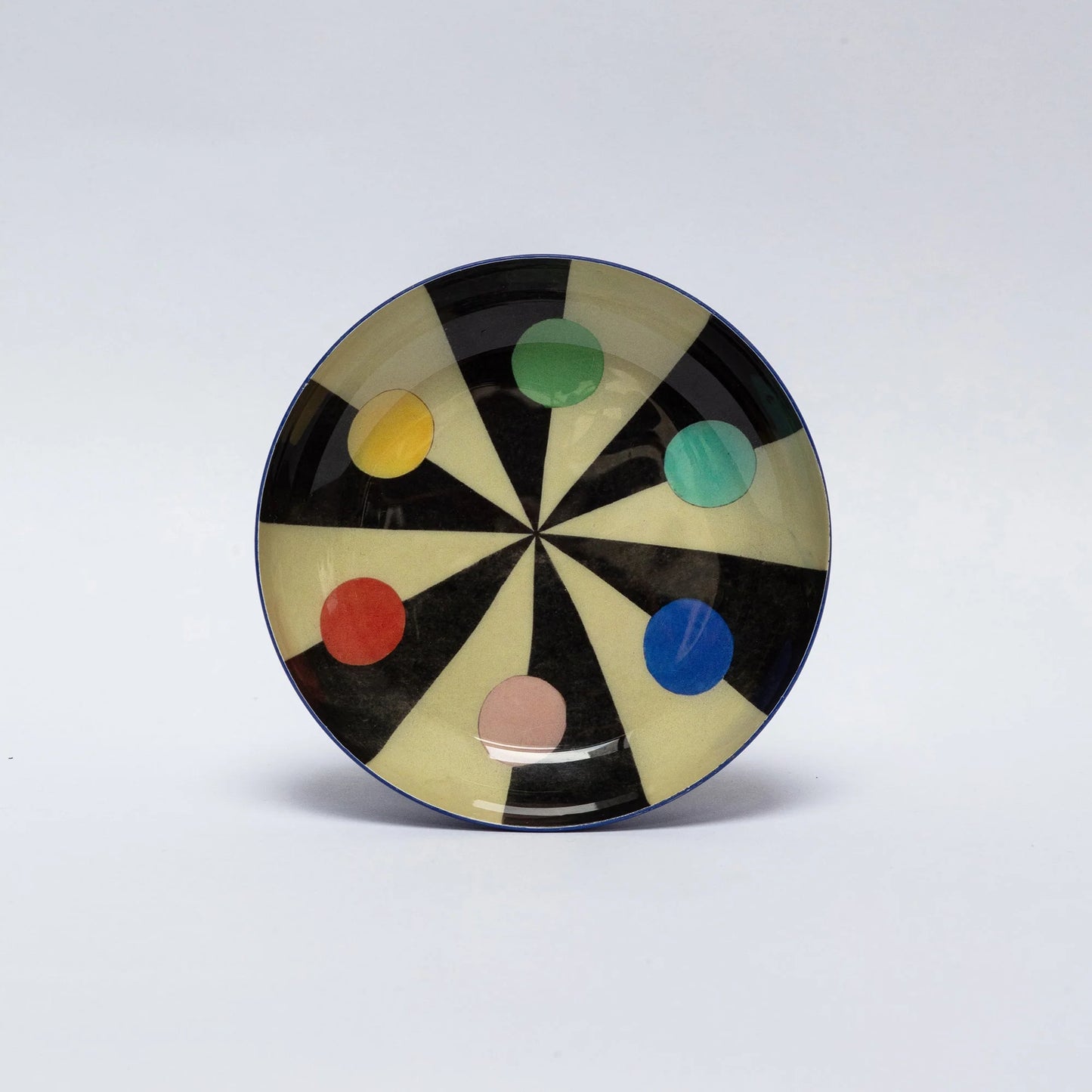 Bensons Color Hexagon Round Enamel Tray