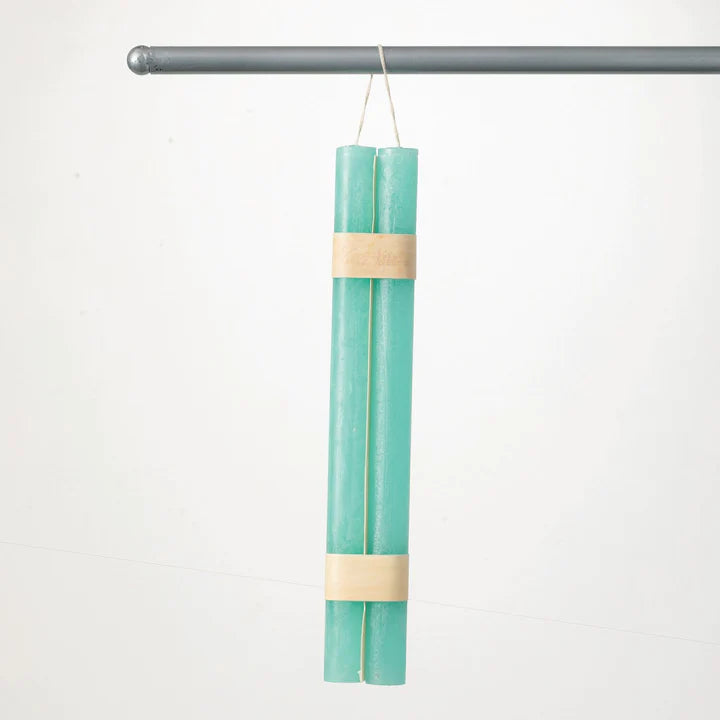 Turquoise Pair of Hanging Tapers