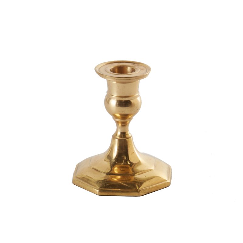 3.5" Antique Gold Candlestick