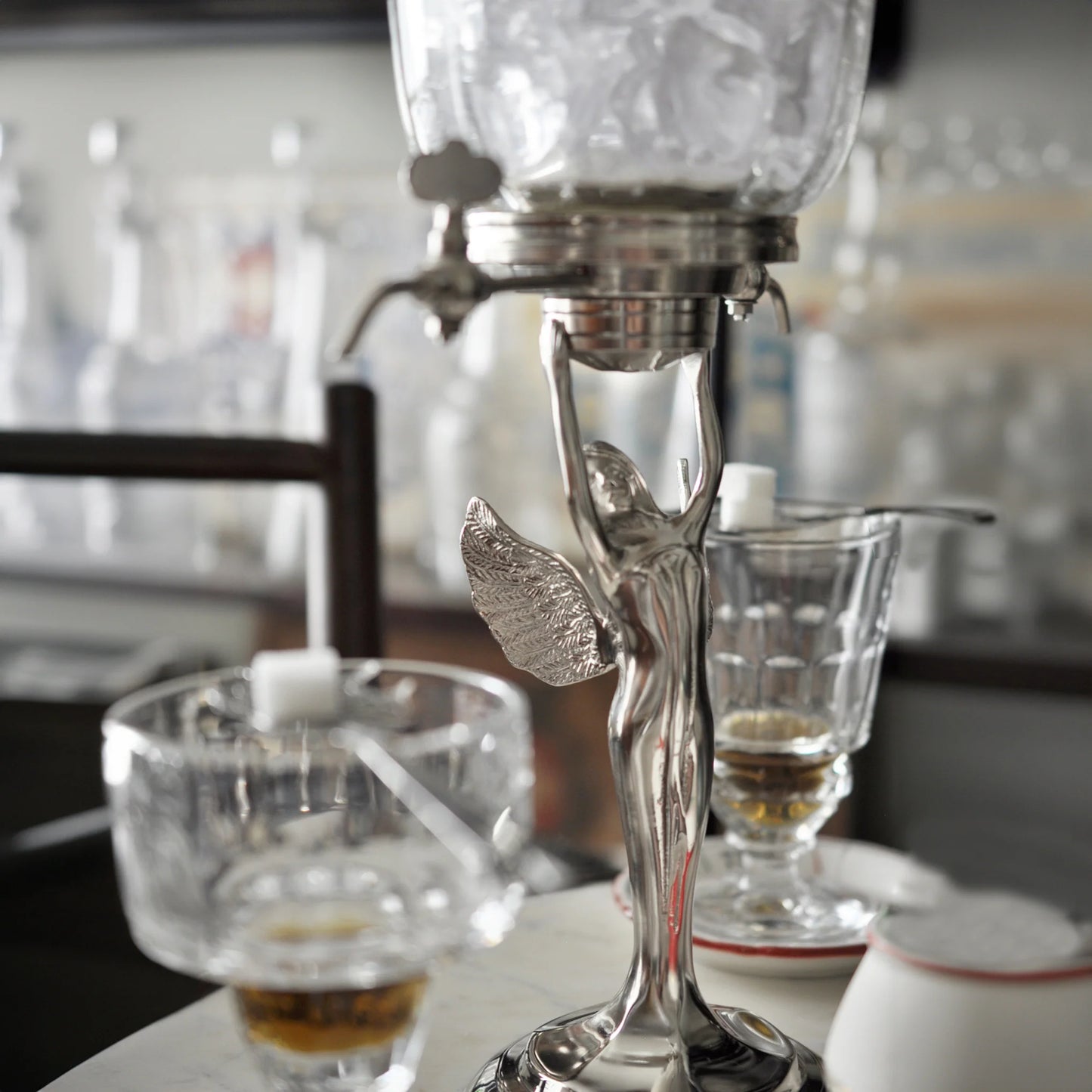 Winged Lady Absinthe 2 Spout Fountain