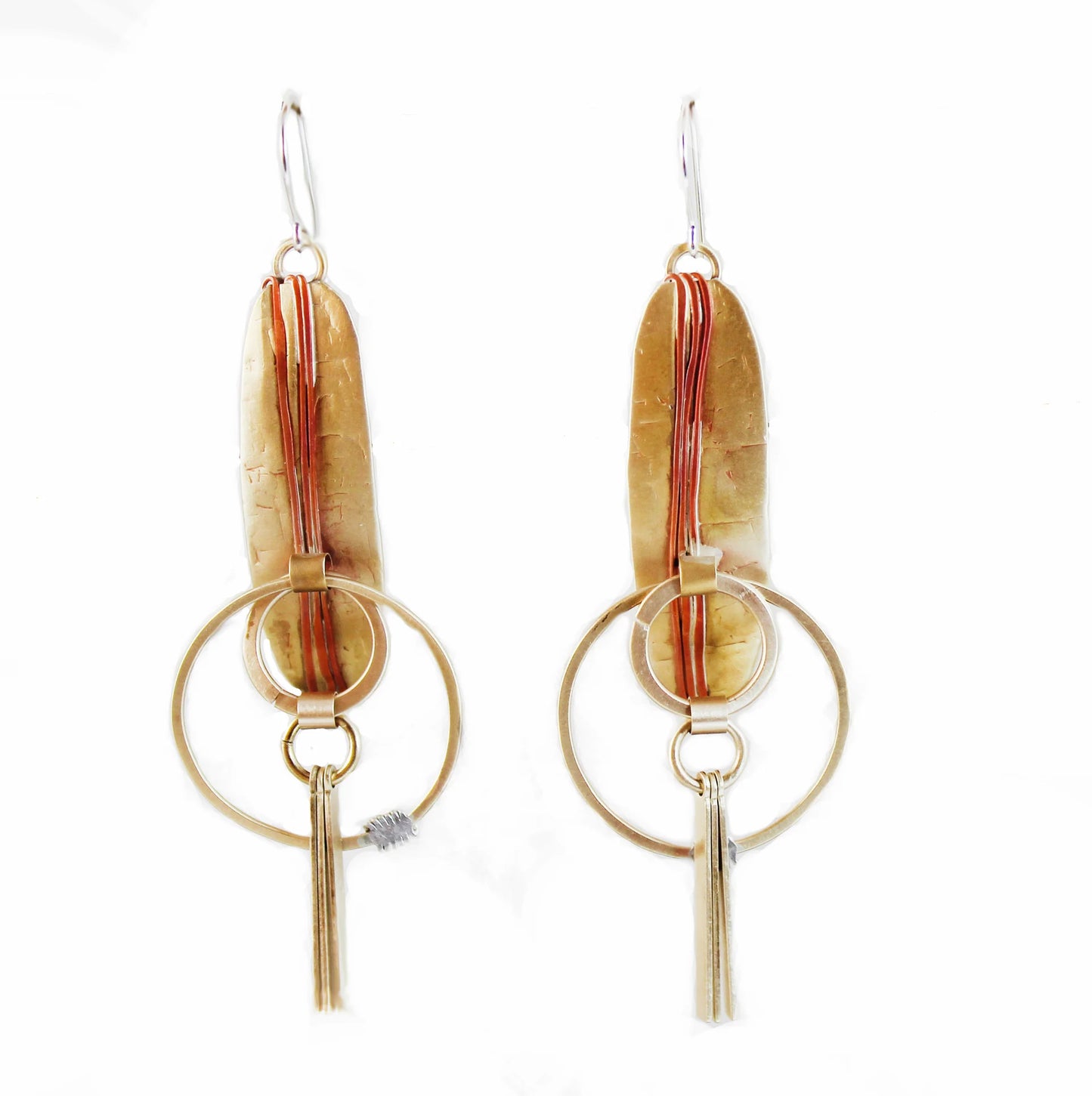Brass and Copper Earring