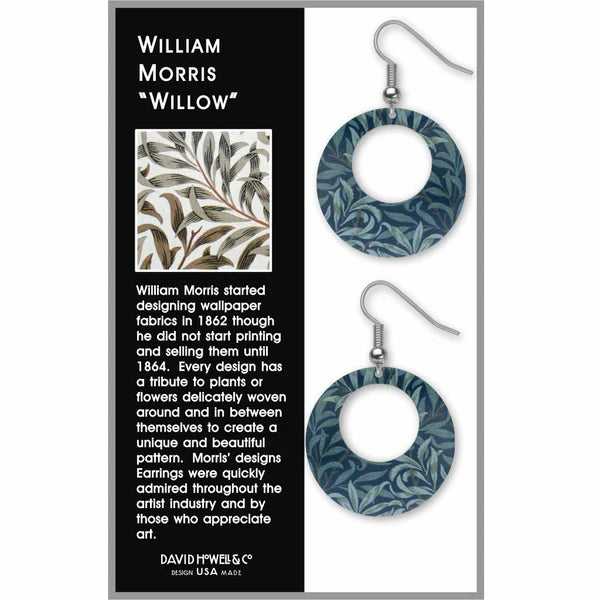 William Morris Willow Earrings