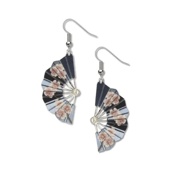Hiroshige Blossom Fan Earrings