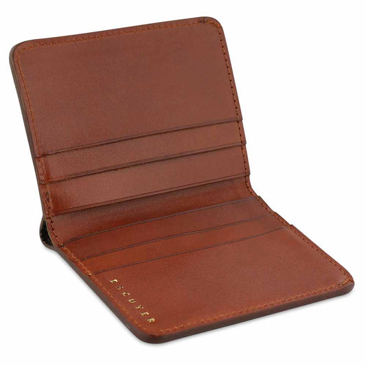 Cognac Slim Wallet