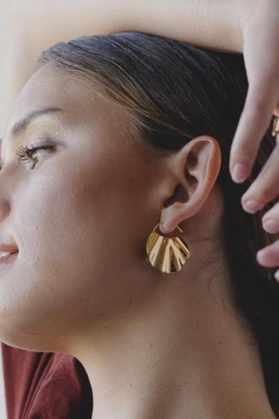Bidu Fan Threader Earrings