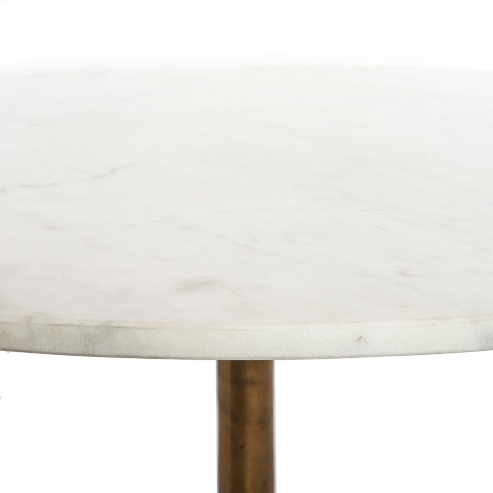 Round Marble Pedetal Coffee Table