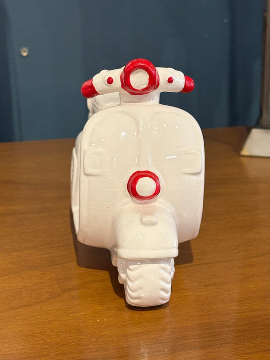 Porcelain Vespa Coin Bank