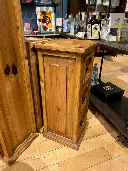 Three Drawer Rustic Pine Chest