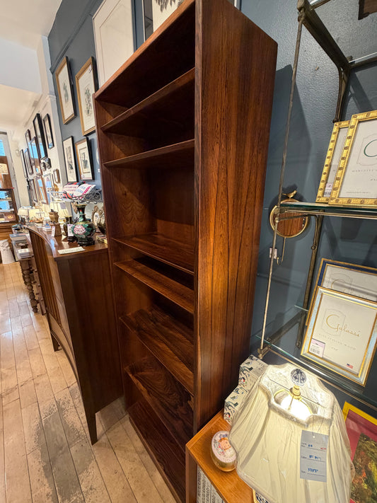 Rosewood Tall Bookcase with Adjustable Shelves