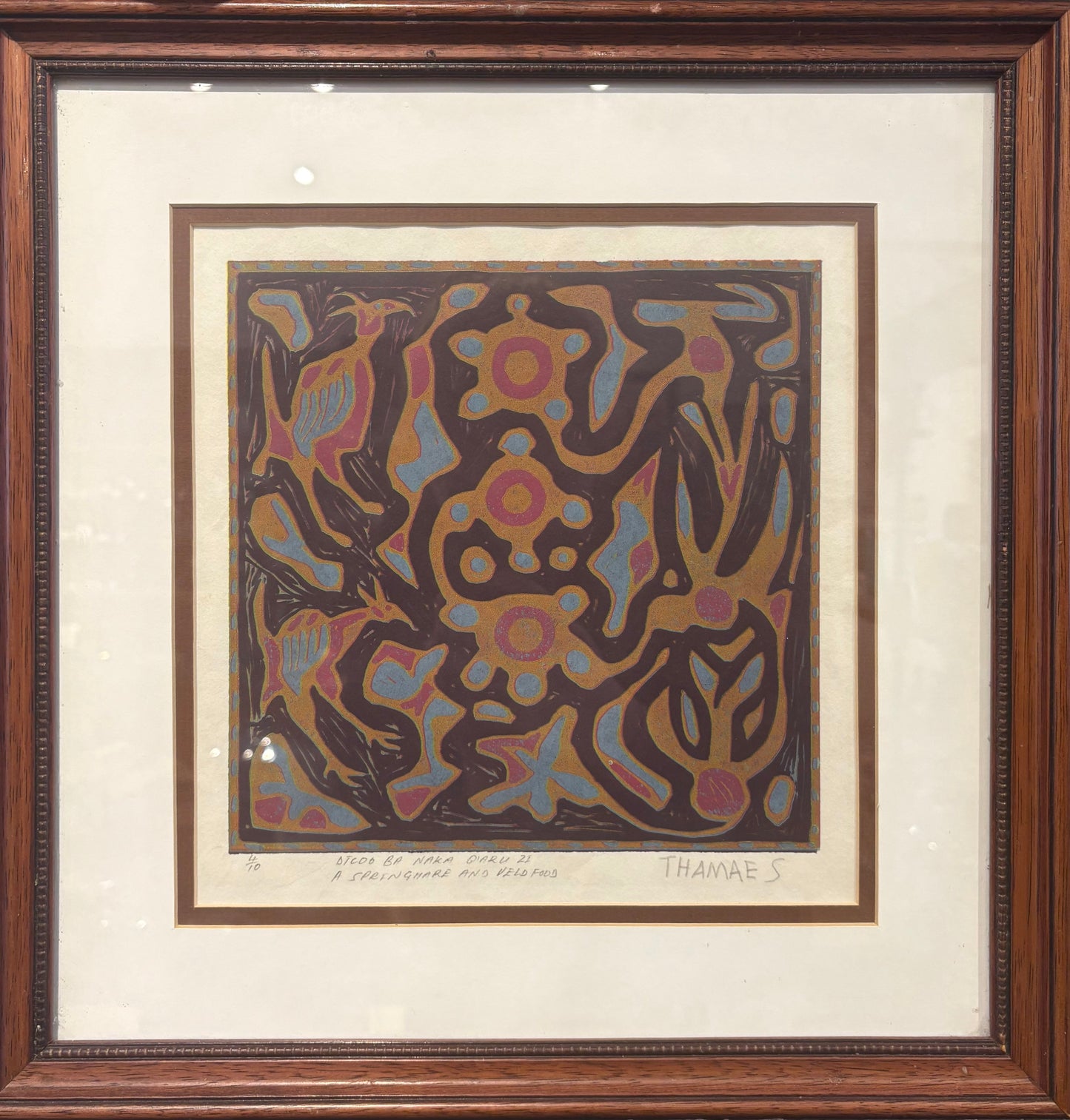 4/10 Signed Thamaes "A Spring Have & Veldfond"