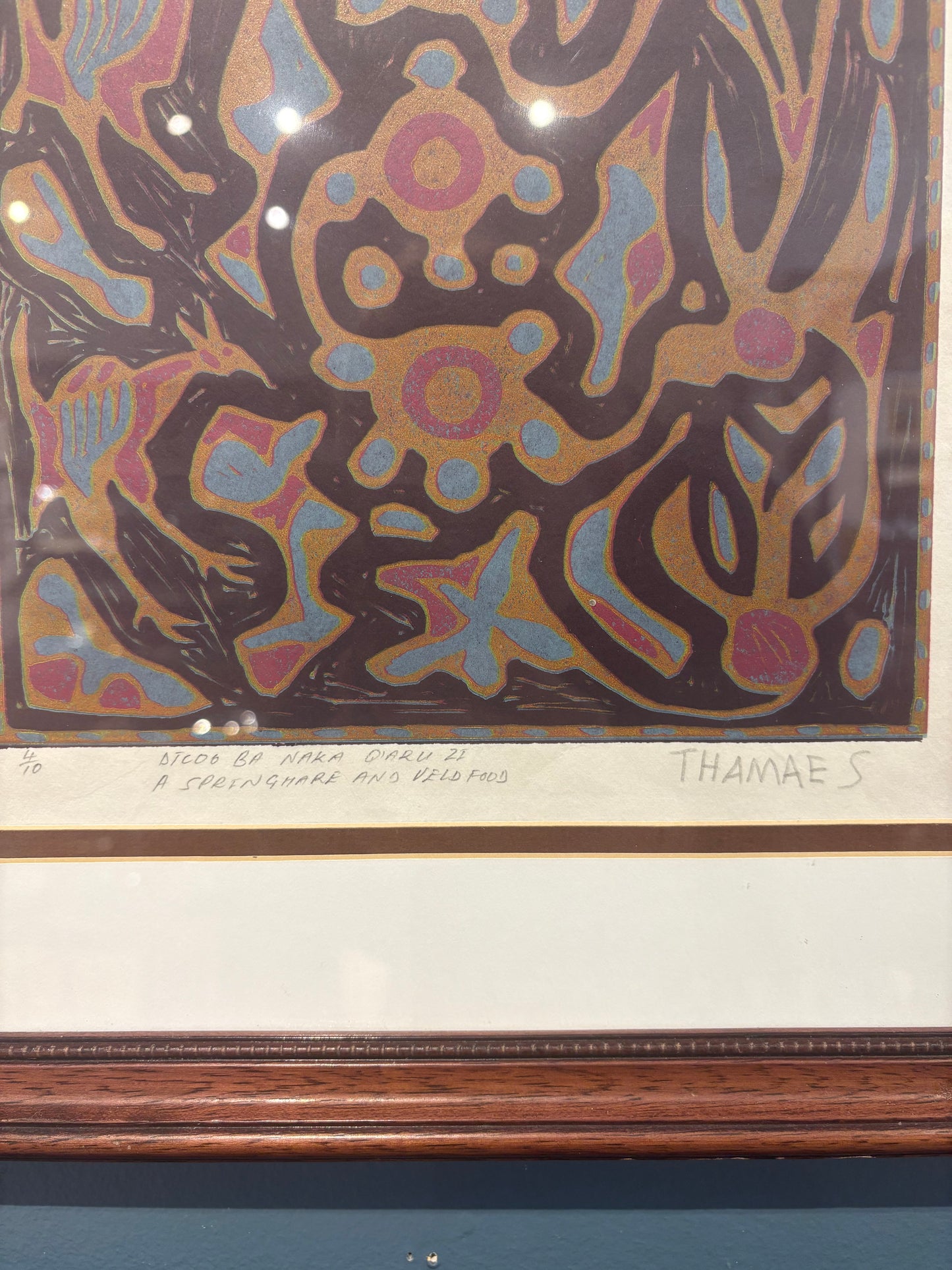 4/10 Signed Thamaes "A Spring Have & Veldfond"