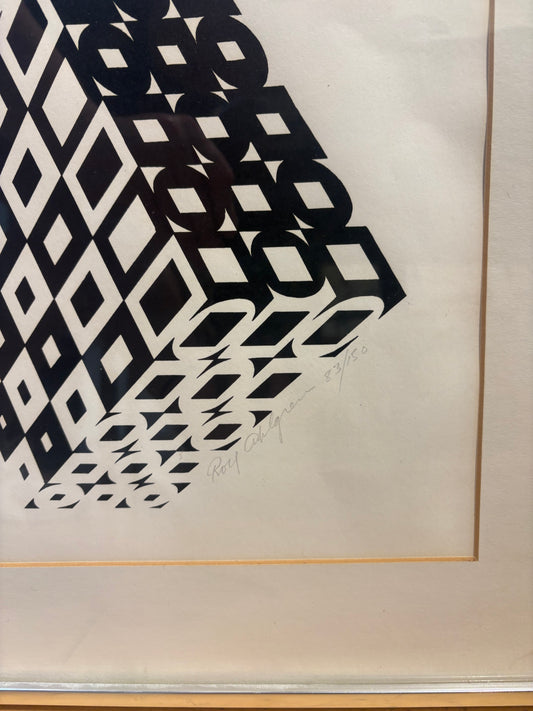 '70 Signed Roy Ahlgren "Exatopia" Serigraph 83/150