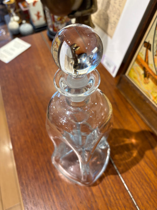 Vintage Danish "King" Glass Decanter