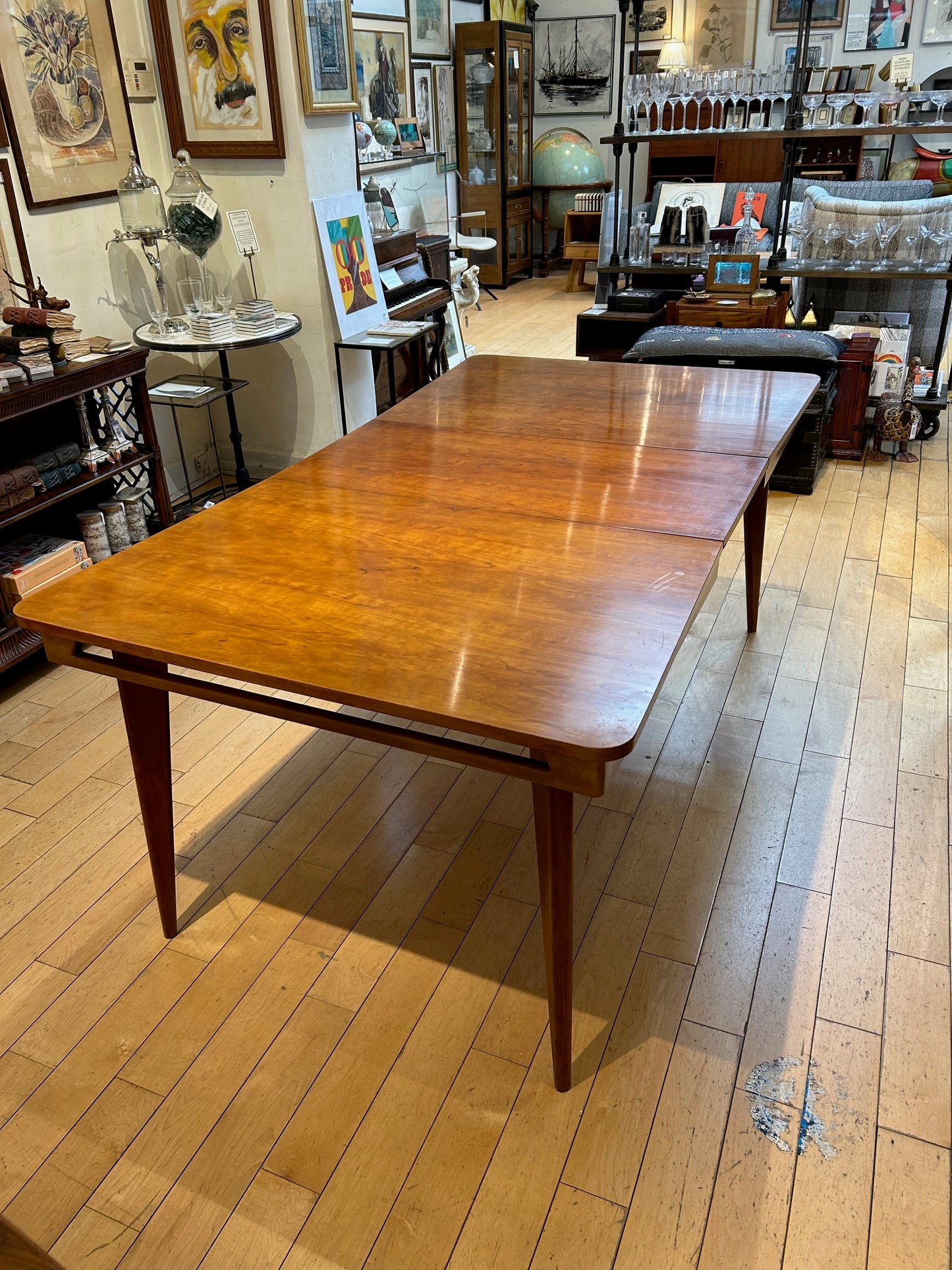 Pine Dining Table with 1 Leaf