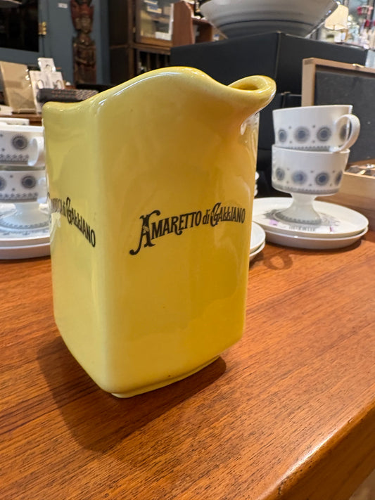 Vintage Ceramic Galliano Advertising Bar Pitcher