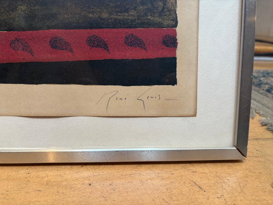 Signed Rene Genis Lithograph 58/80