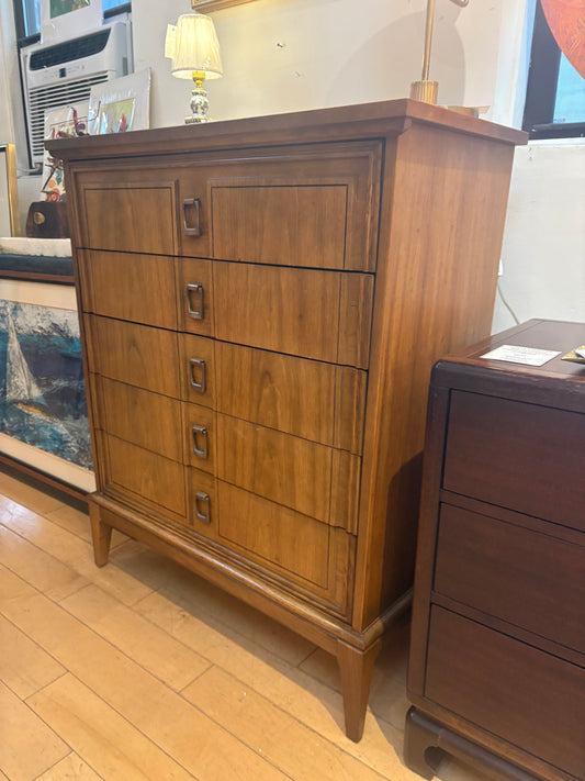 Dixie Tall Dresser with Metal Pulls