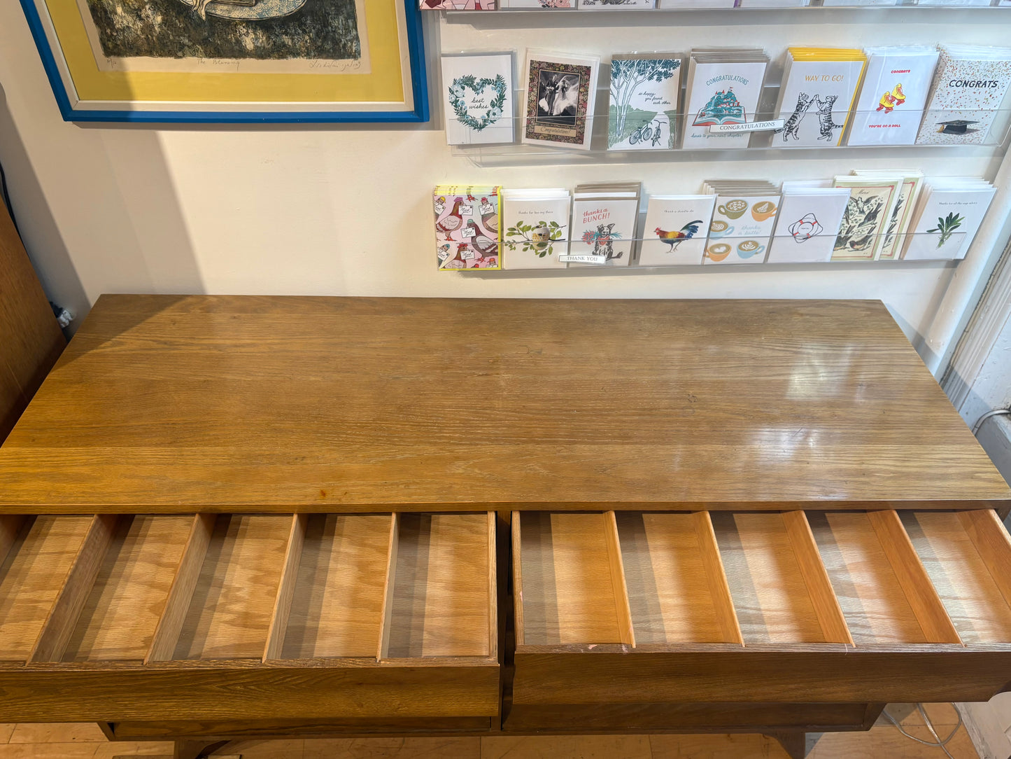 8 Drawer Low/Wide Dresser With Sculpted Pulls