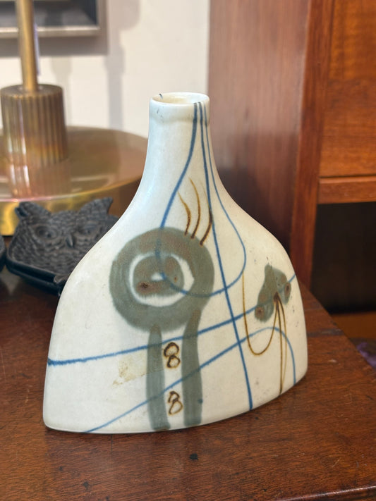 Small Modern Painted Vase