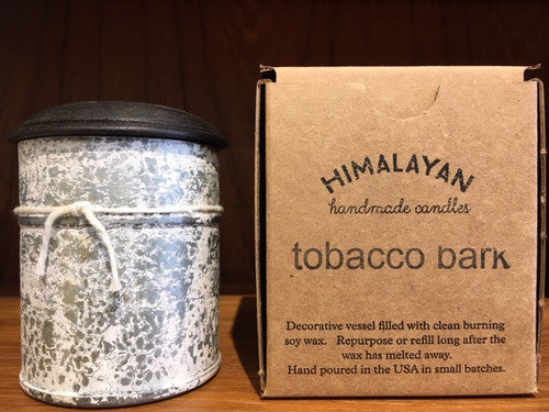 Tobacco Bark Spice Tin Candle