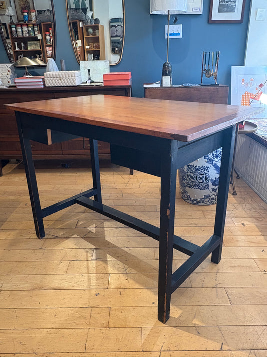 Two-Tone Wood Drafting Table