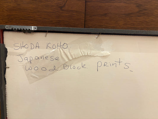 Shoda Koho Japanese Polyptych of Woodblock Prints