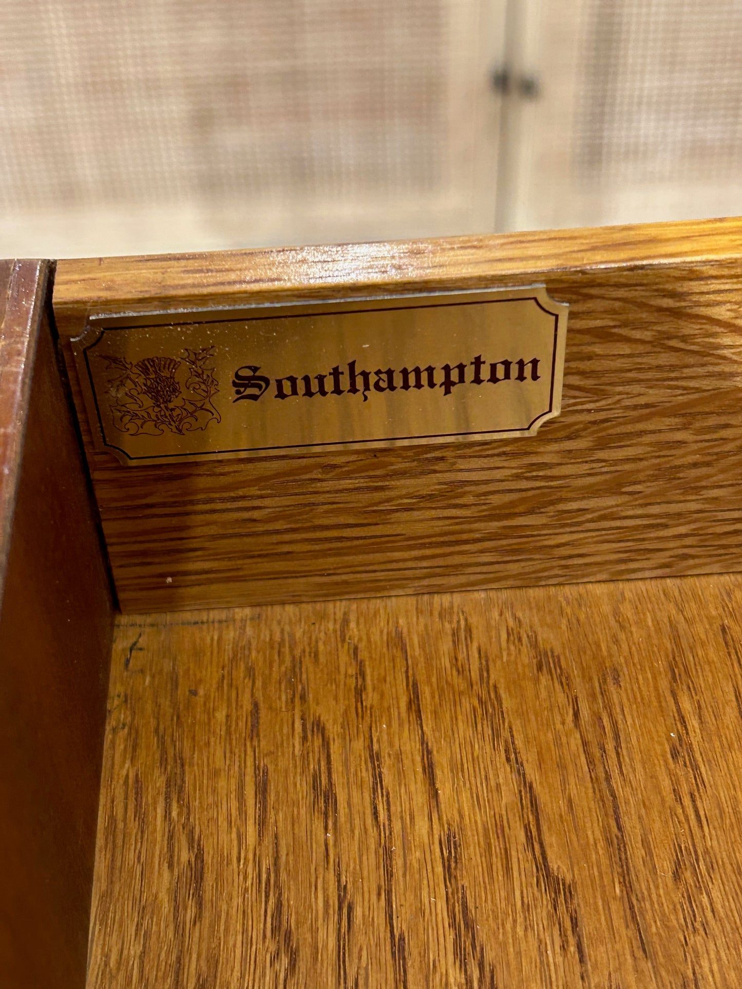Southhamption Leather Top Library Desk