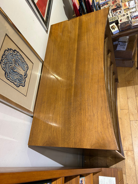 Walnut MidCentury Tall Dresser