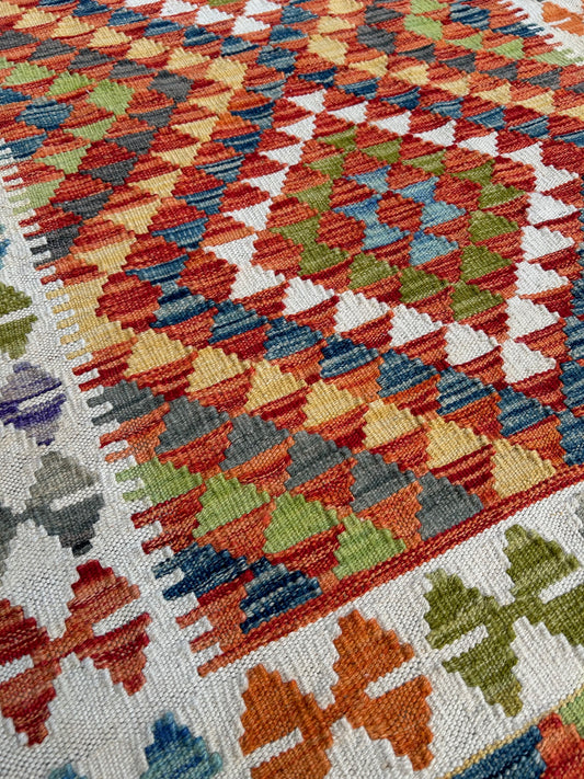 42.5"x 63" Colorful Wool Rug