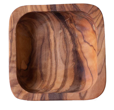 Olivewood Square Dipping Bowl