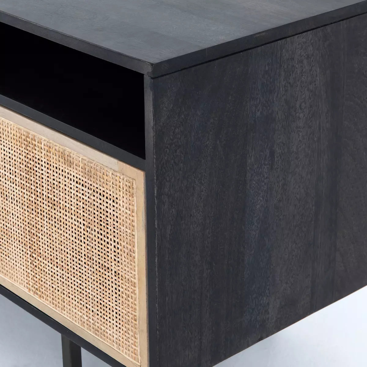 Canework 3 Door Media Console
