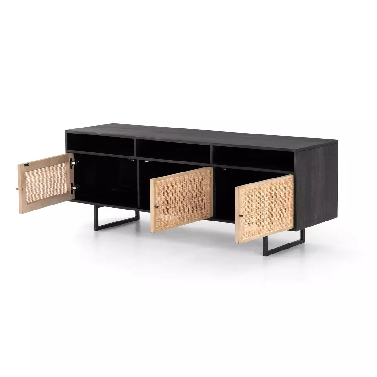 Canework 3 Door Media Console