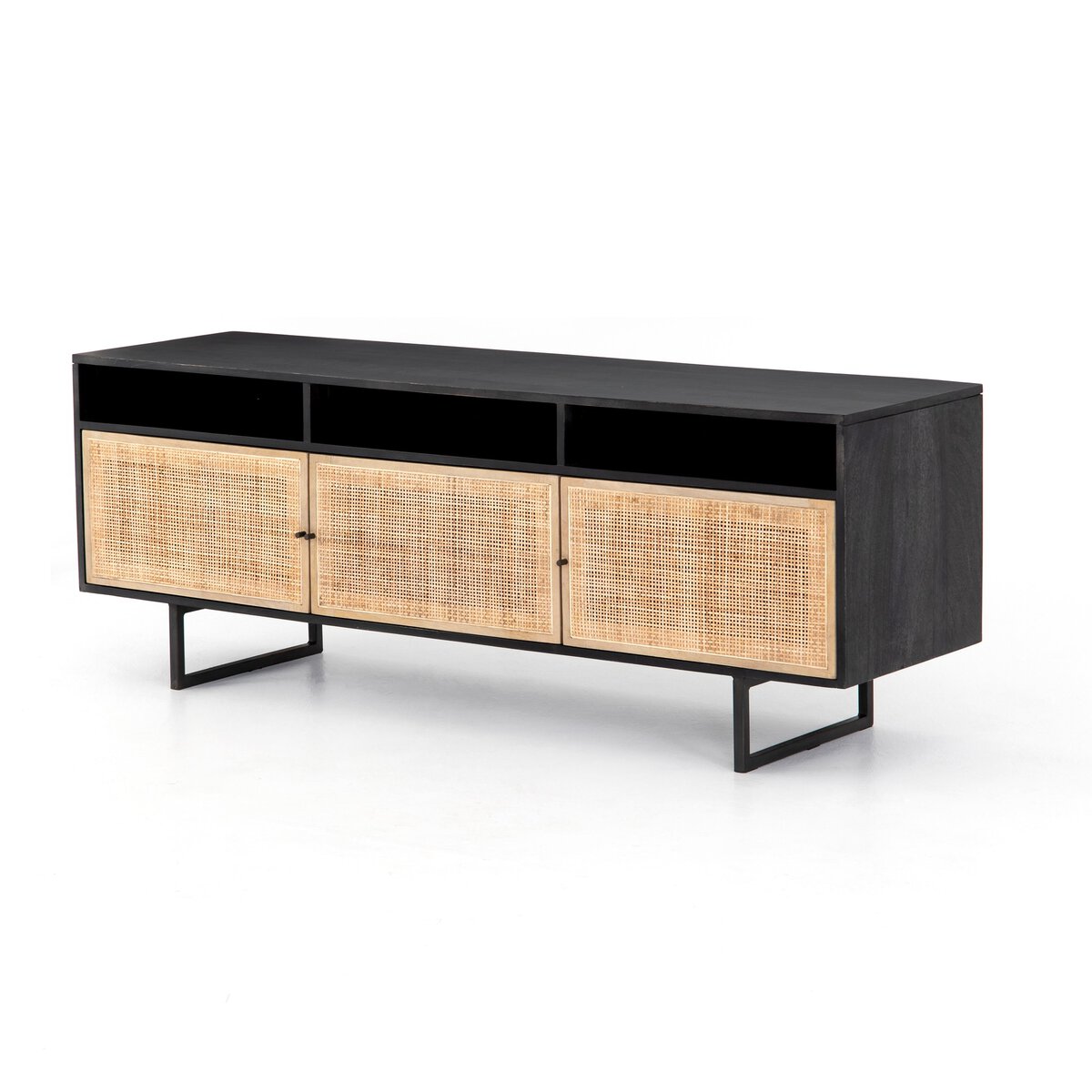 Canework 3 Door Media Console