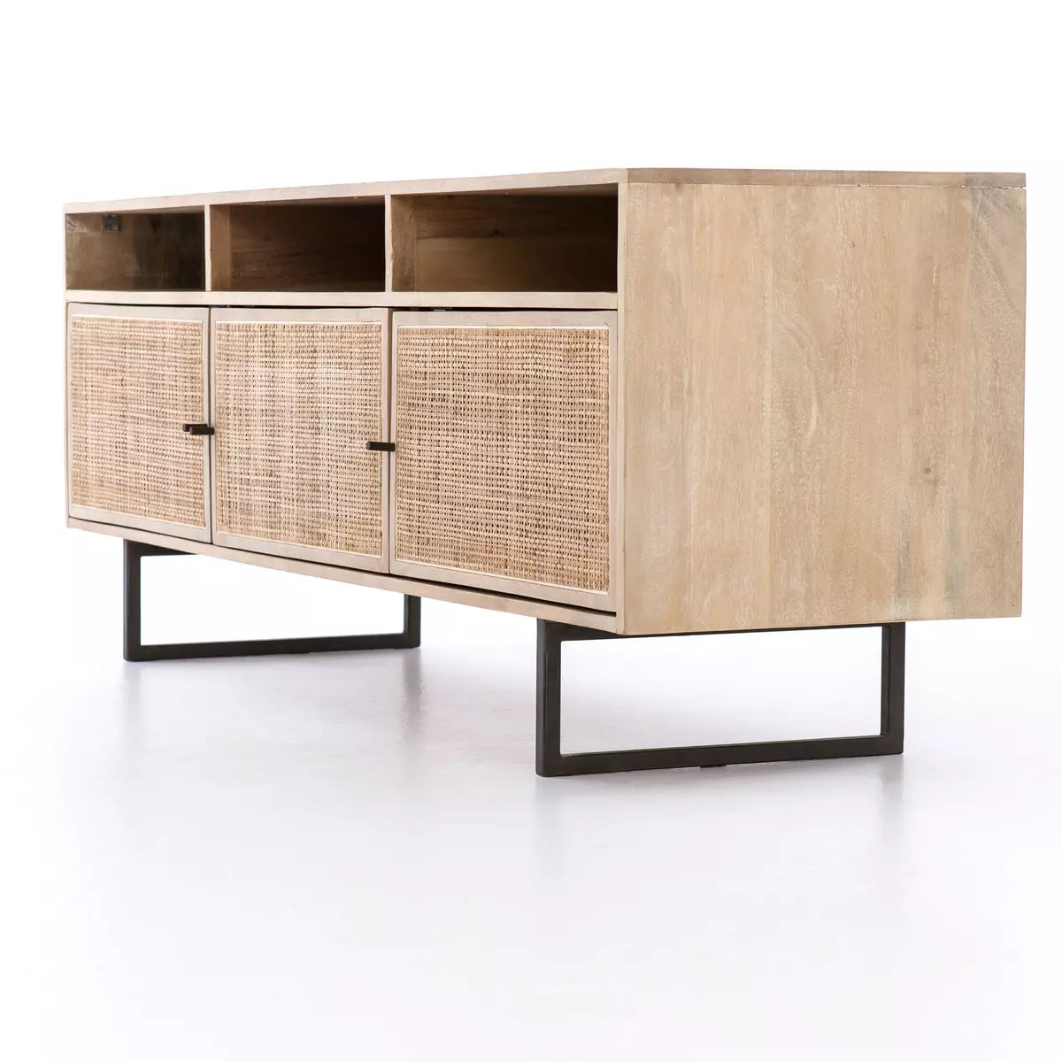 Canework 3 Door Media Console