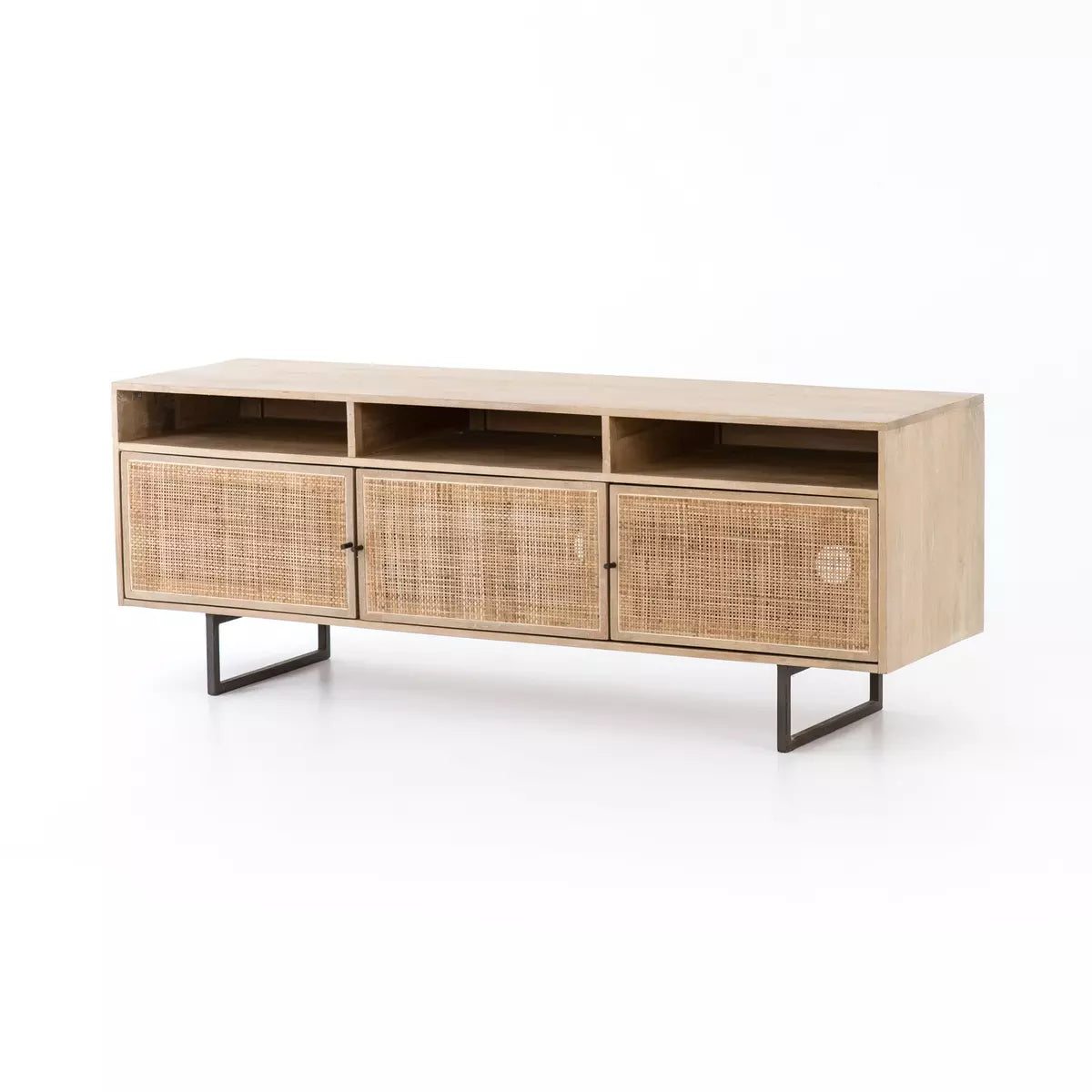 Canework 3 Door Media Console