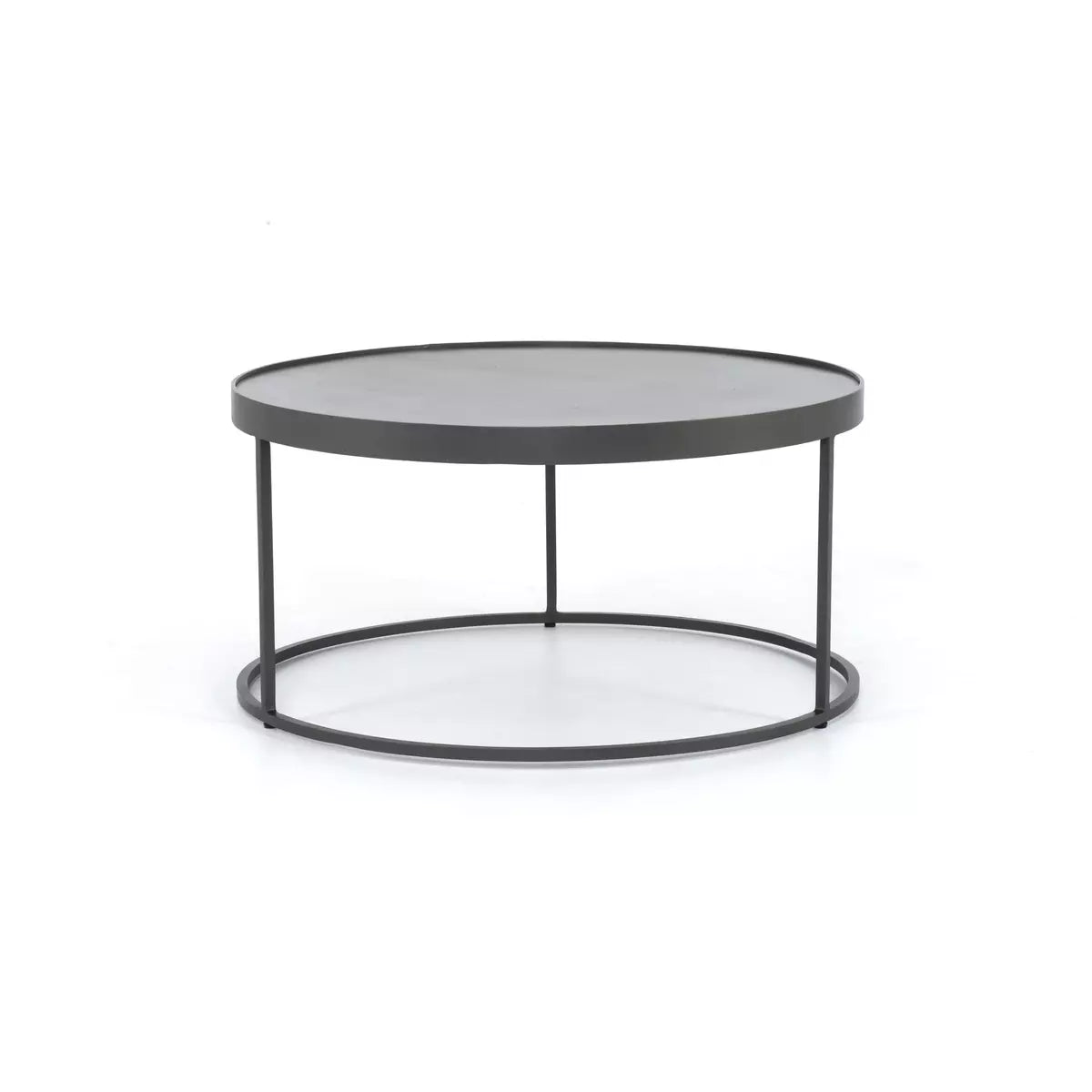 Marble and Iron Nested Coffee Table